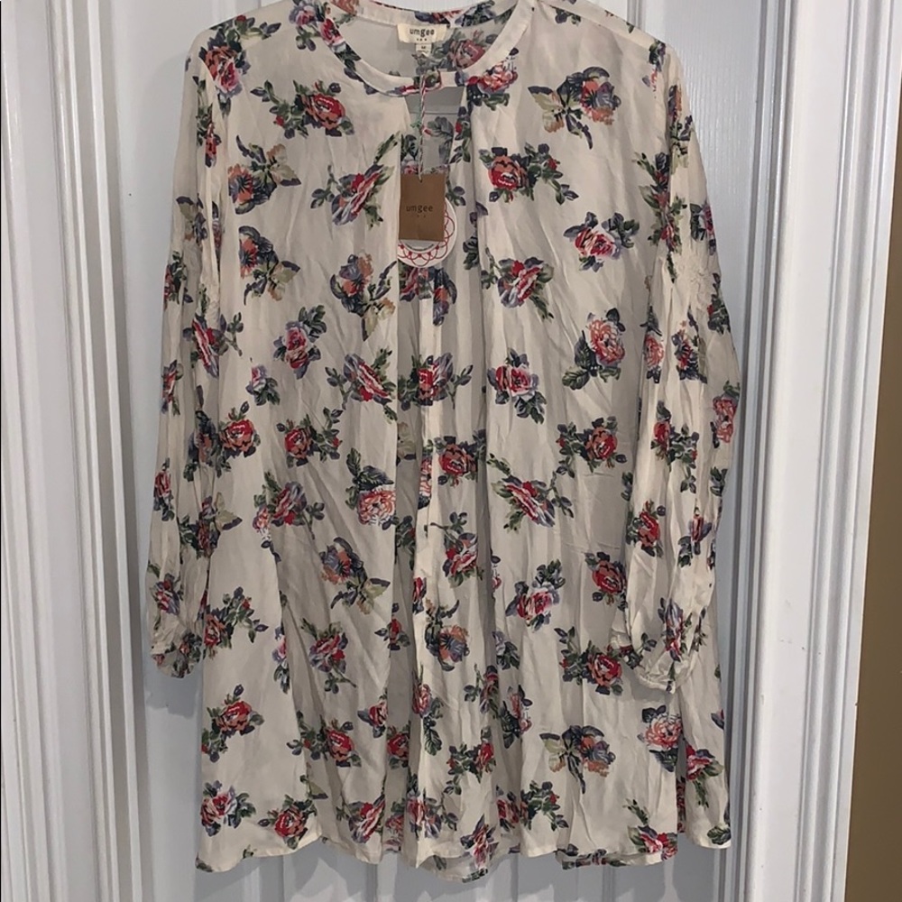 Ladies Umgee Boutique Top Dress NWT Medium